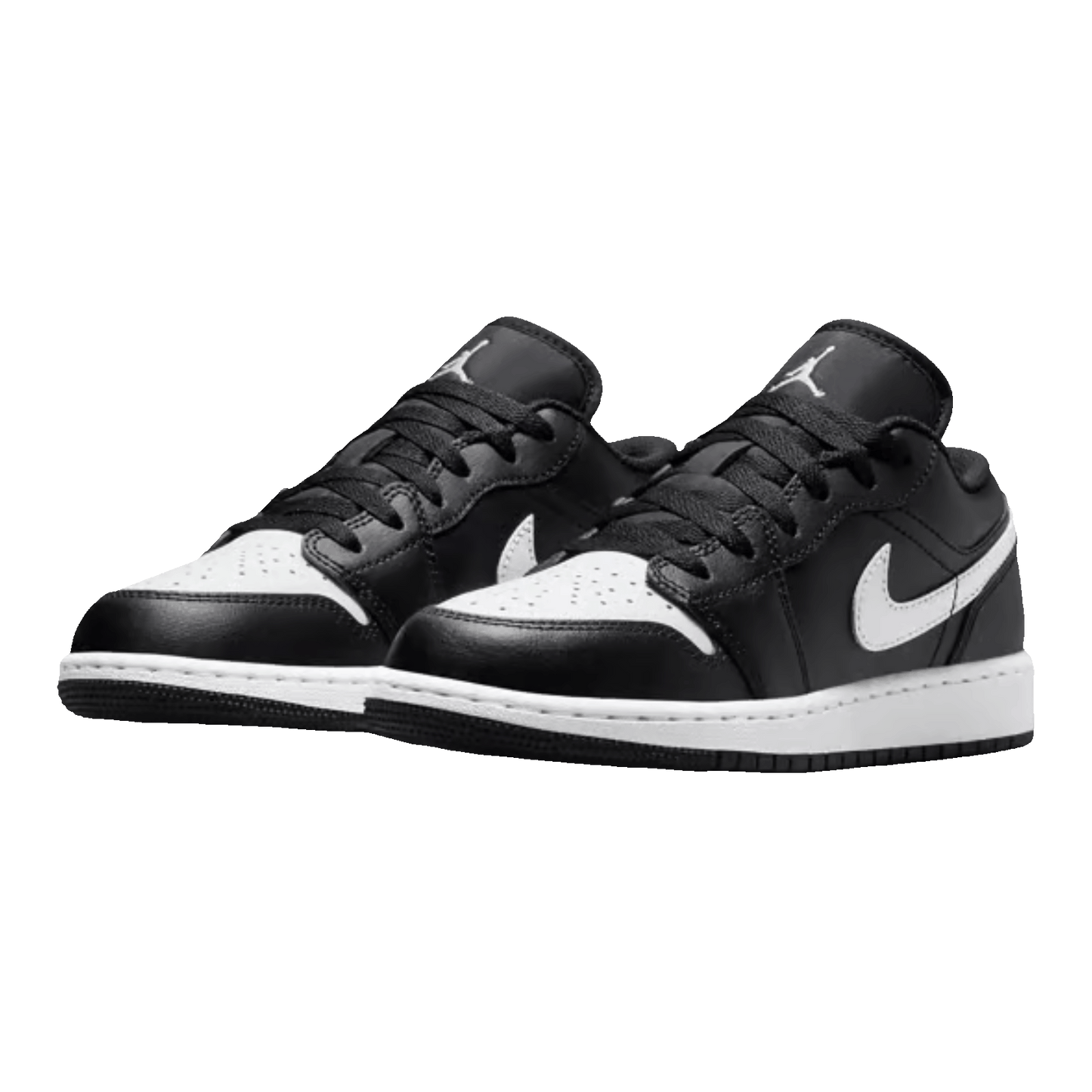 Nike Air Jordan 1 Low Black Summit White (GS) Side