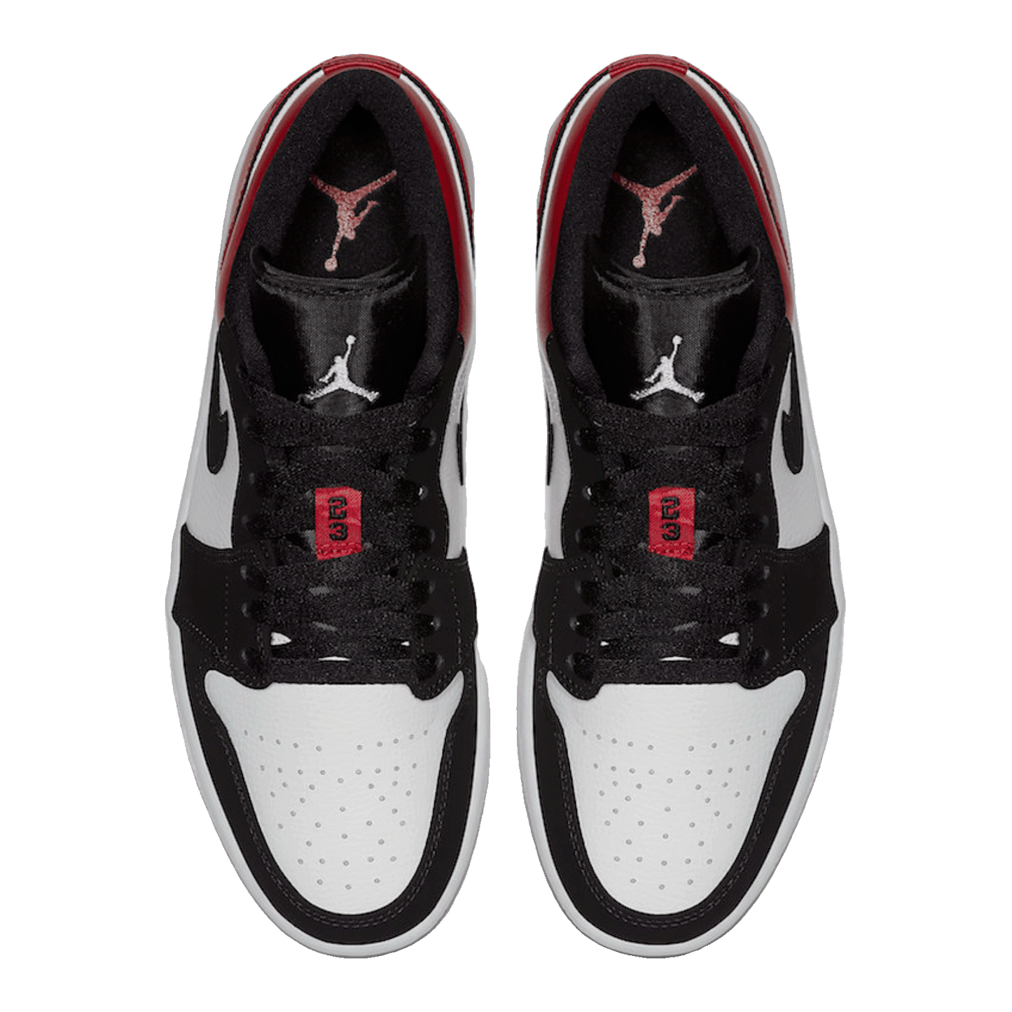 Nike Air Jordan 1 Low Black Toe (2019) Oben