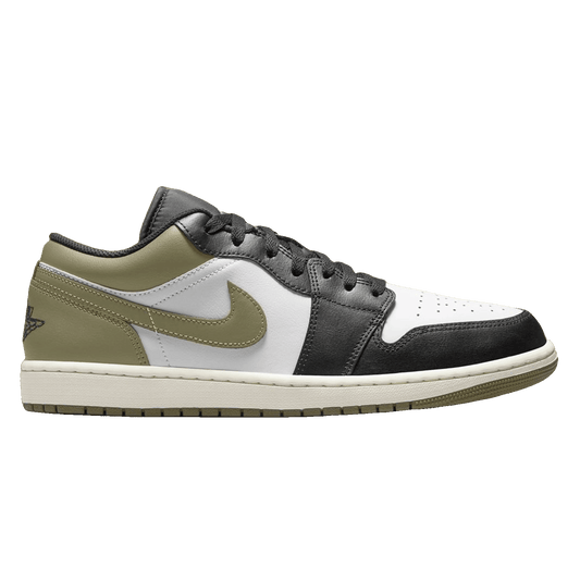Nike Air Jordan 1 Low Black Toe Medium Olive (GS)