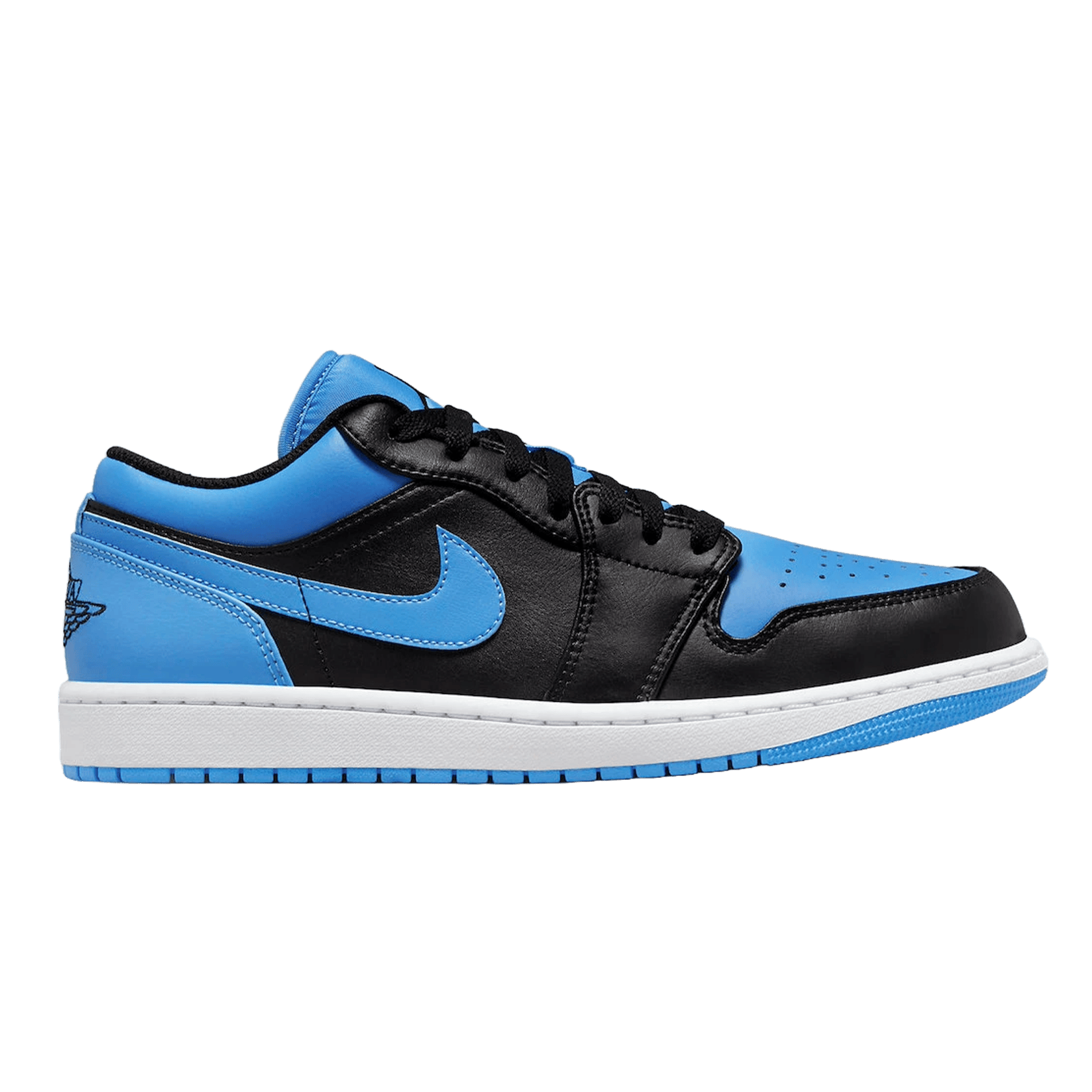 Nike Air Jordan 1 Low Black University Blue Forty Four Sneaker