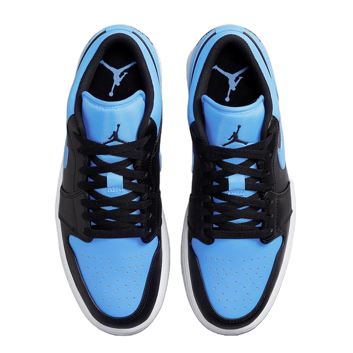 Nike Air Jordan 1 Low Black University Blue Oben