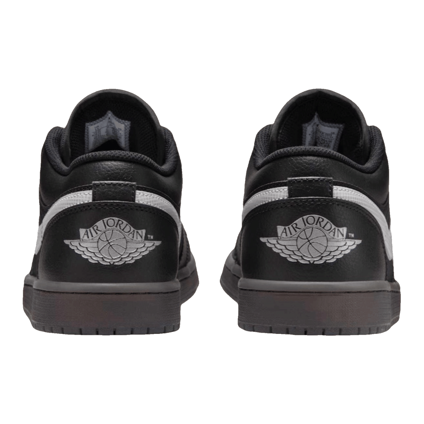 Nike Air Jordan 1 Low Black White Dark Smoke Grey Back