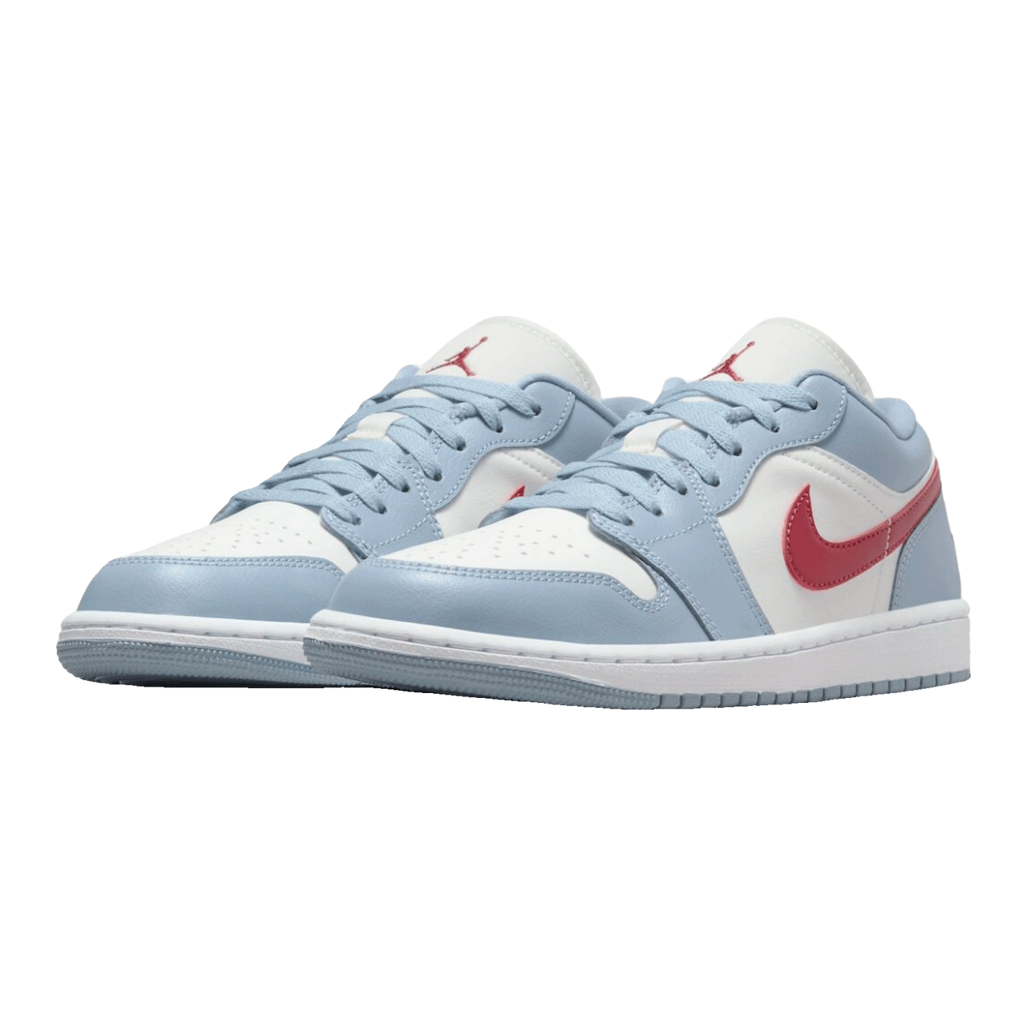 Nike Air Jordan 1 Low Blue Whisper Dune Red (W) Side