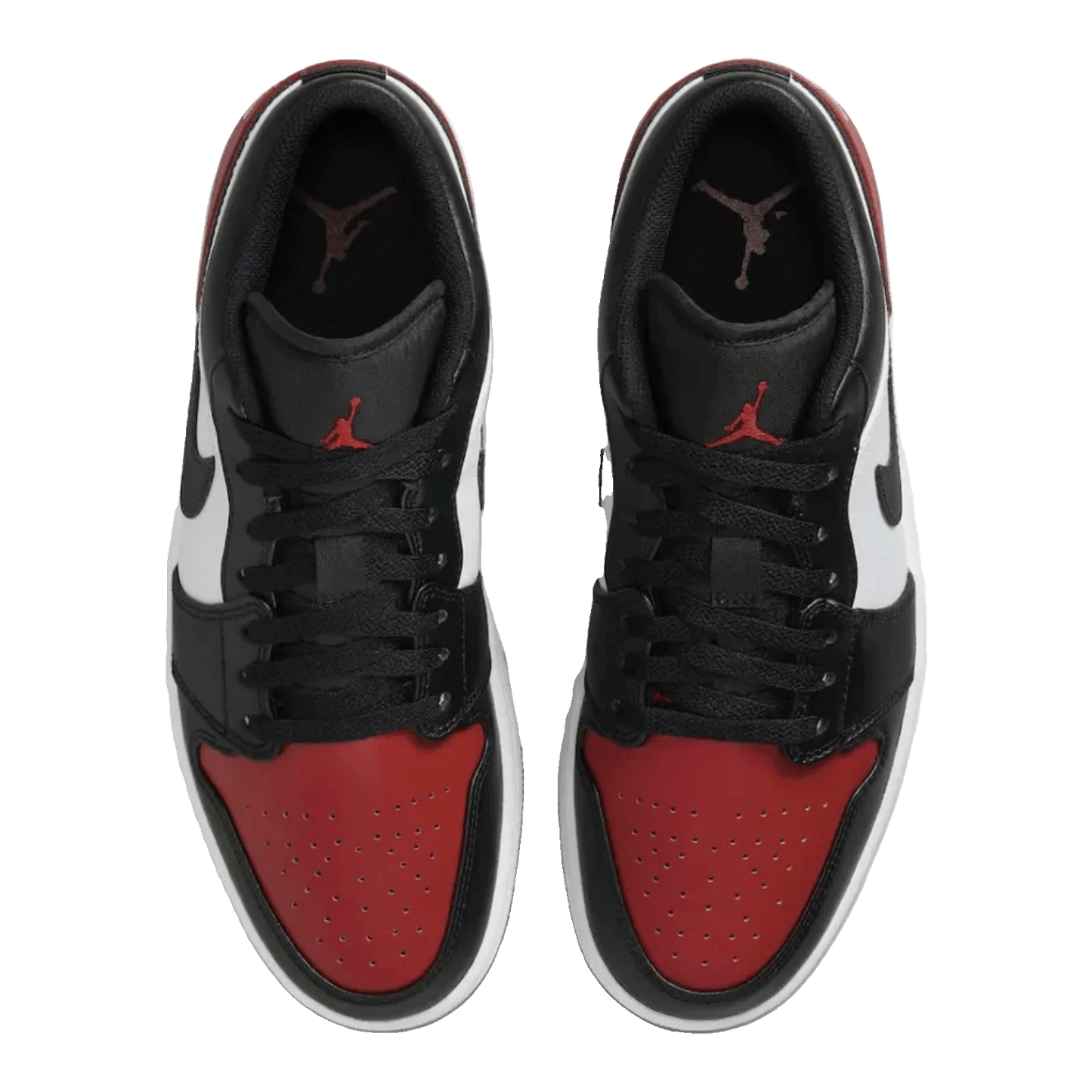 Nike Air Jordan 1 Low Bred Toe 2.0 (GS) Oben