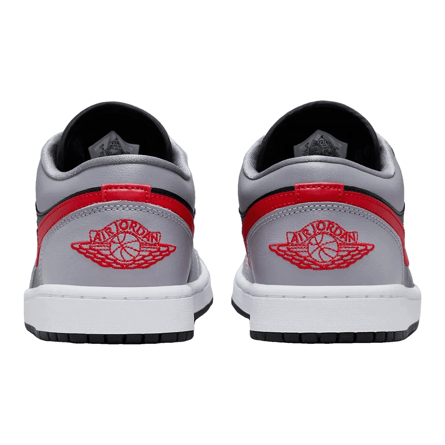Nike Air Jordan 1 Low Cement Grey Fire Red (W) Back