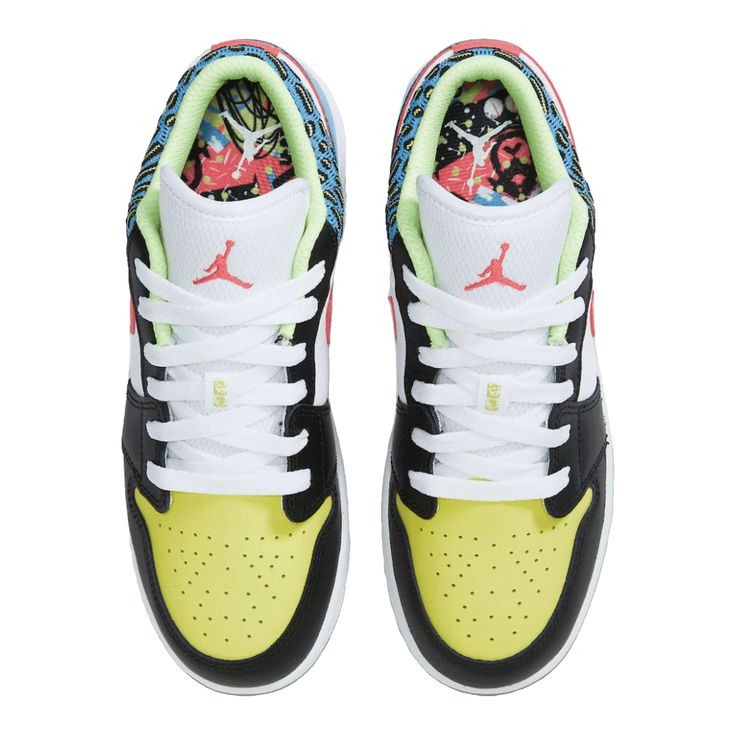 Nike Air Jordan 1 Low Children's Art (GS) Oben