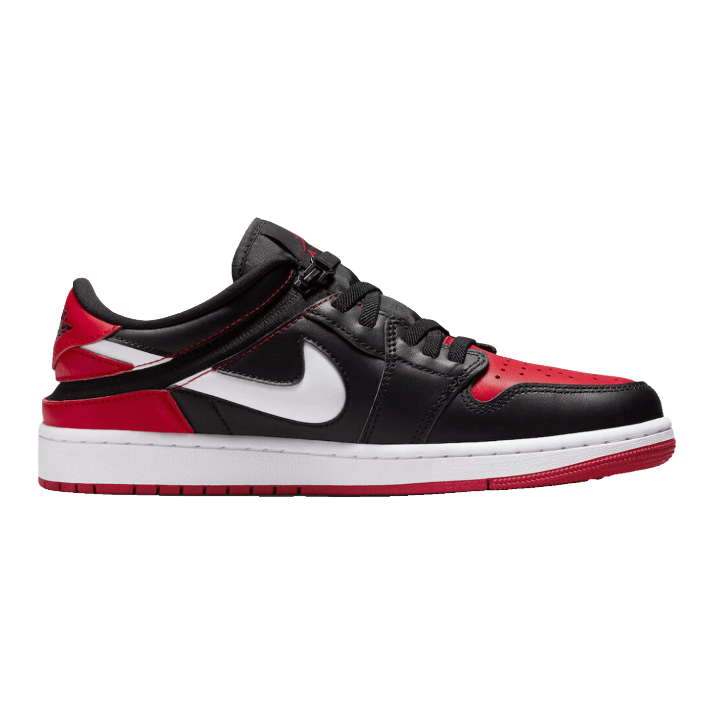 Nike Air Jordan 1 Low FlyEase Black White Gym Red Detail