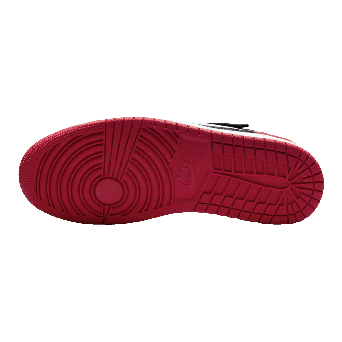 Nike Air Jordan 1 Low FlyEase Black White Gym Red Sohle