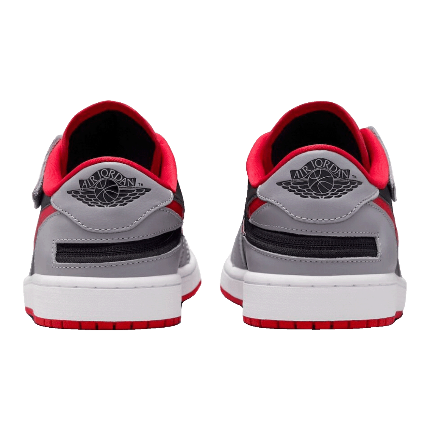 Nike Air Jordan 1 Low Flyease Fire Red Cement Grey Back
