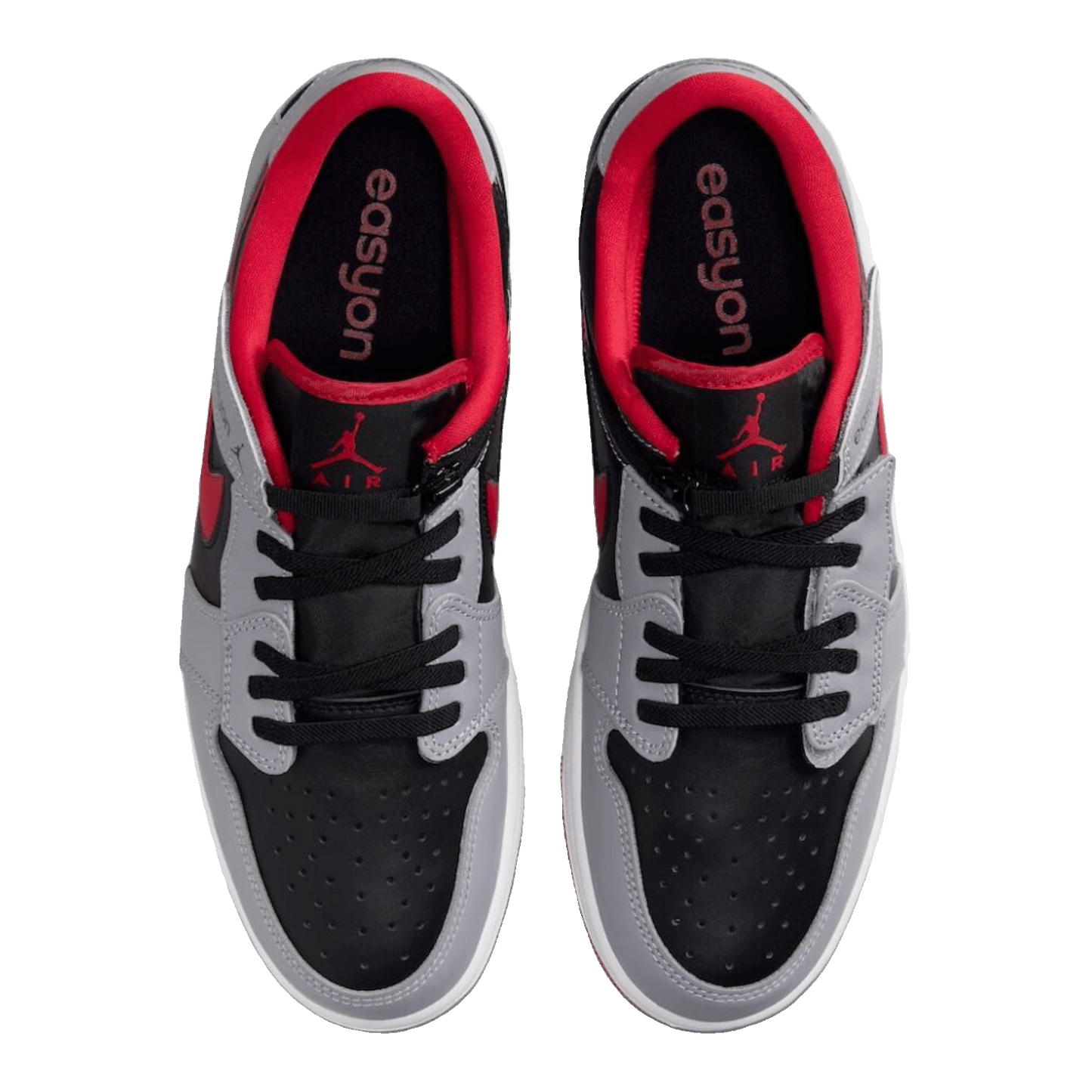 Nike Air Jordan 1 Low Flyease Fire Red Cement Grey Oben