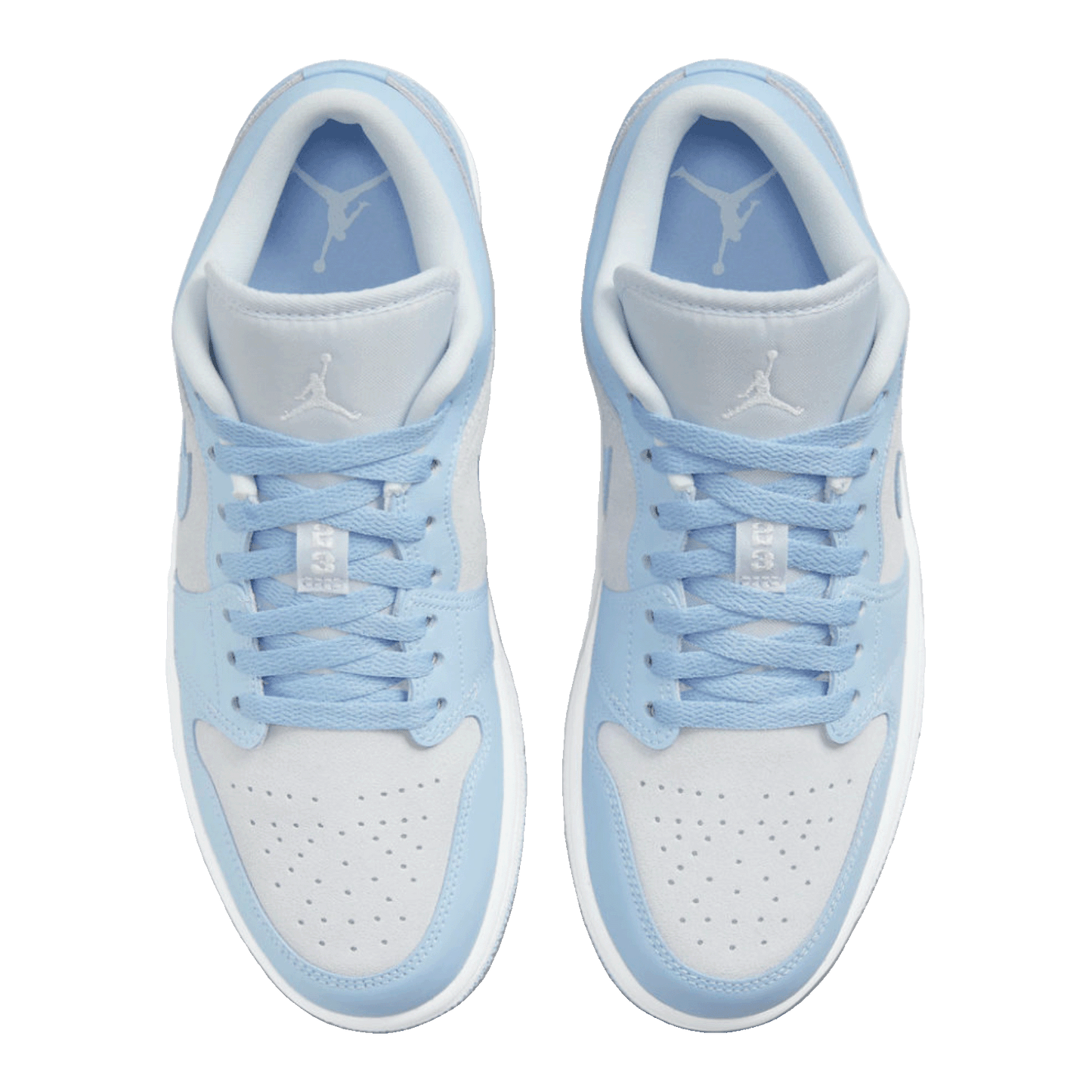 Nike Air Jordan 1 Low Football Grey Aluminum (W) Oben