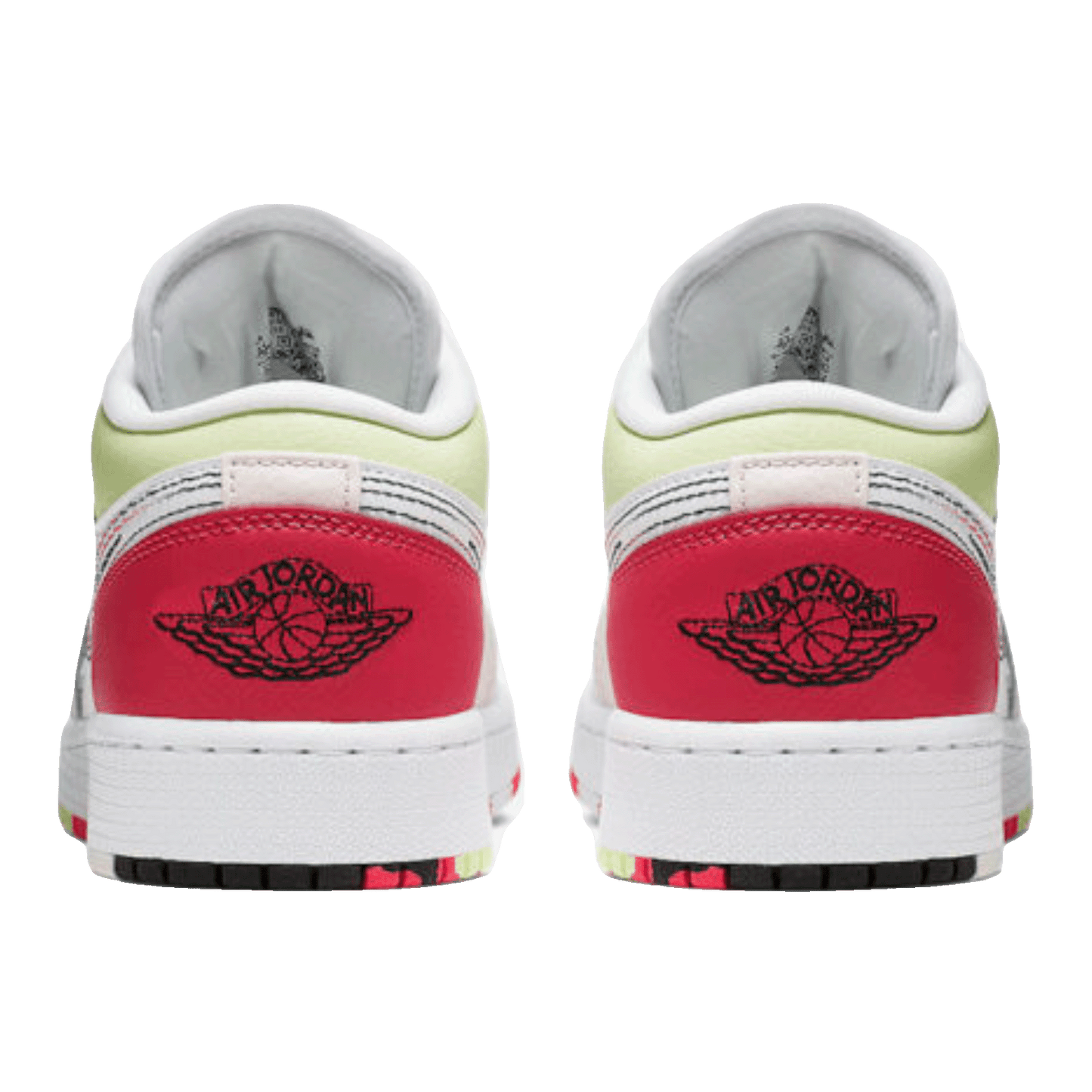 Nike Air Jordan 1 Low Glow-In-The-Dark (GS) Back