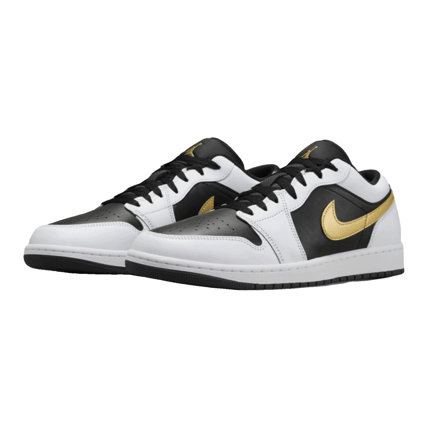 Nike Air Jordan 1 Low Gold Swoosh (GS) Side