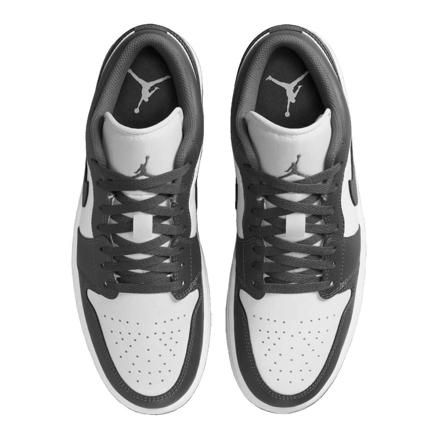 Nike Air Jordan 1 Low Grey White (GS) Oben
