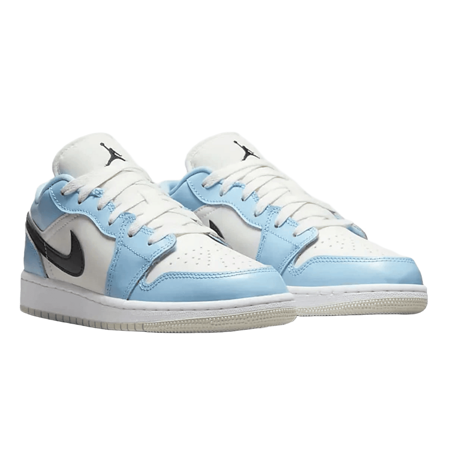 Nike Air Jordan 1 Low Ice Blue Black (GS) Side
