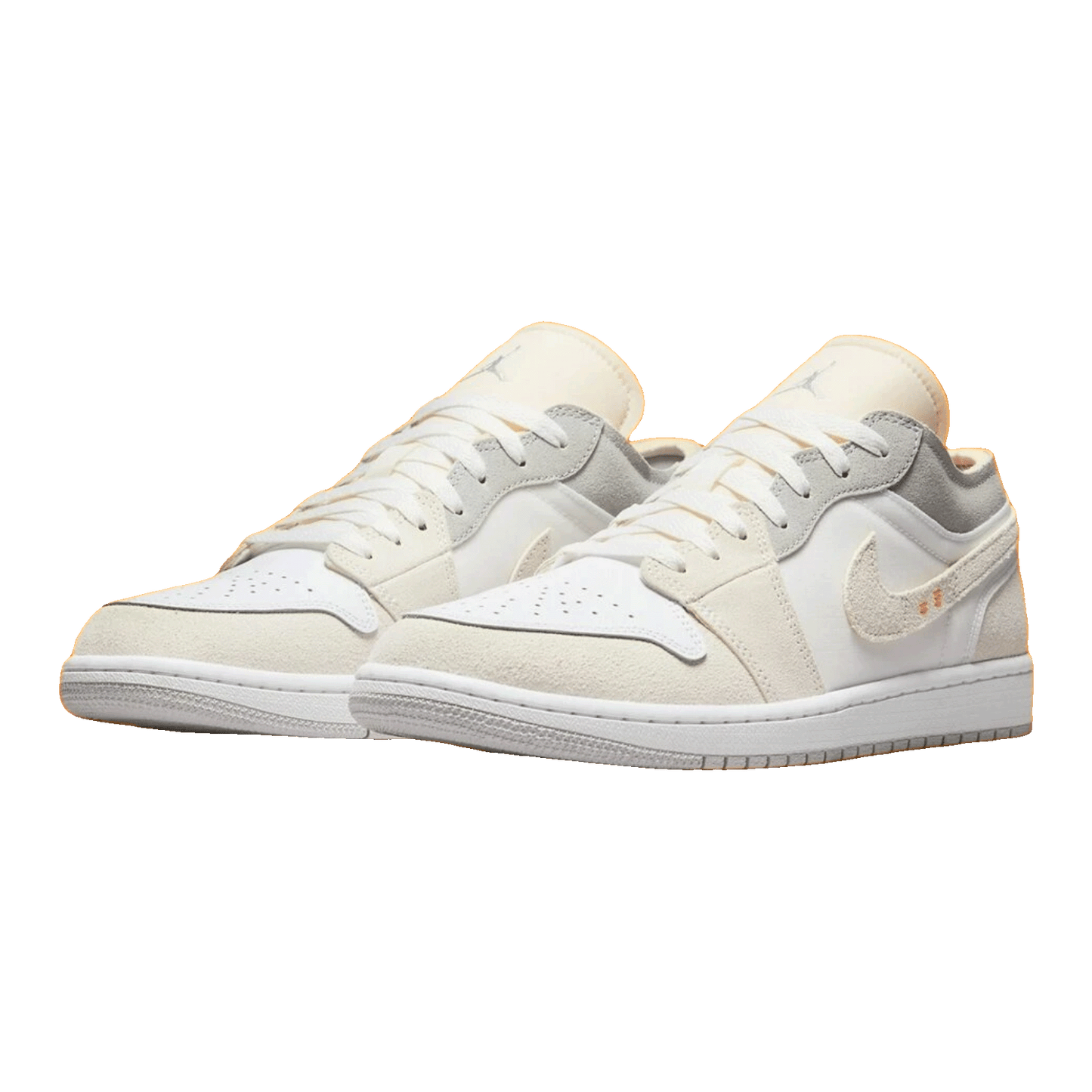 Nike Air Jordan 1 Low Inside Out Cream White Light Grey (GS) Side
