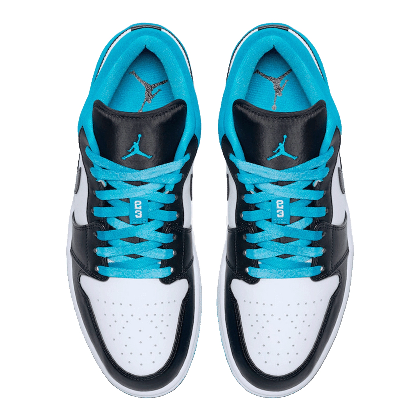 Nike Air Jordan 1 Low Laser Blue (GS) Oben