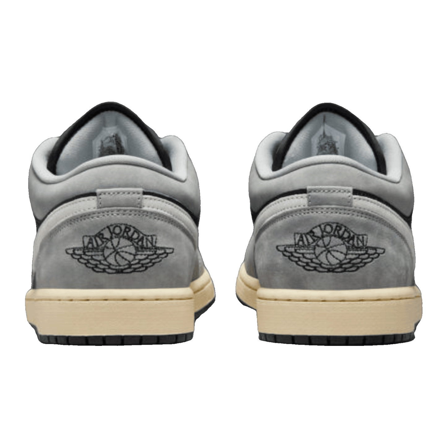 Nike Air Jordan 1 Low Light Smoke Grey Off Noir Back