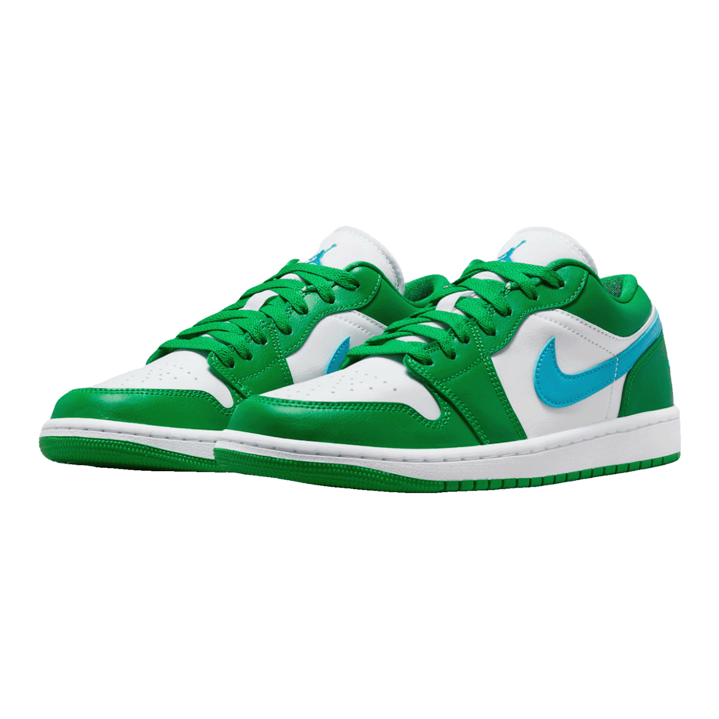 Nike Air Jordan 1 Low Lucky Green Aquatone (W) Side