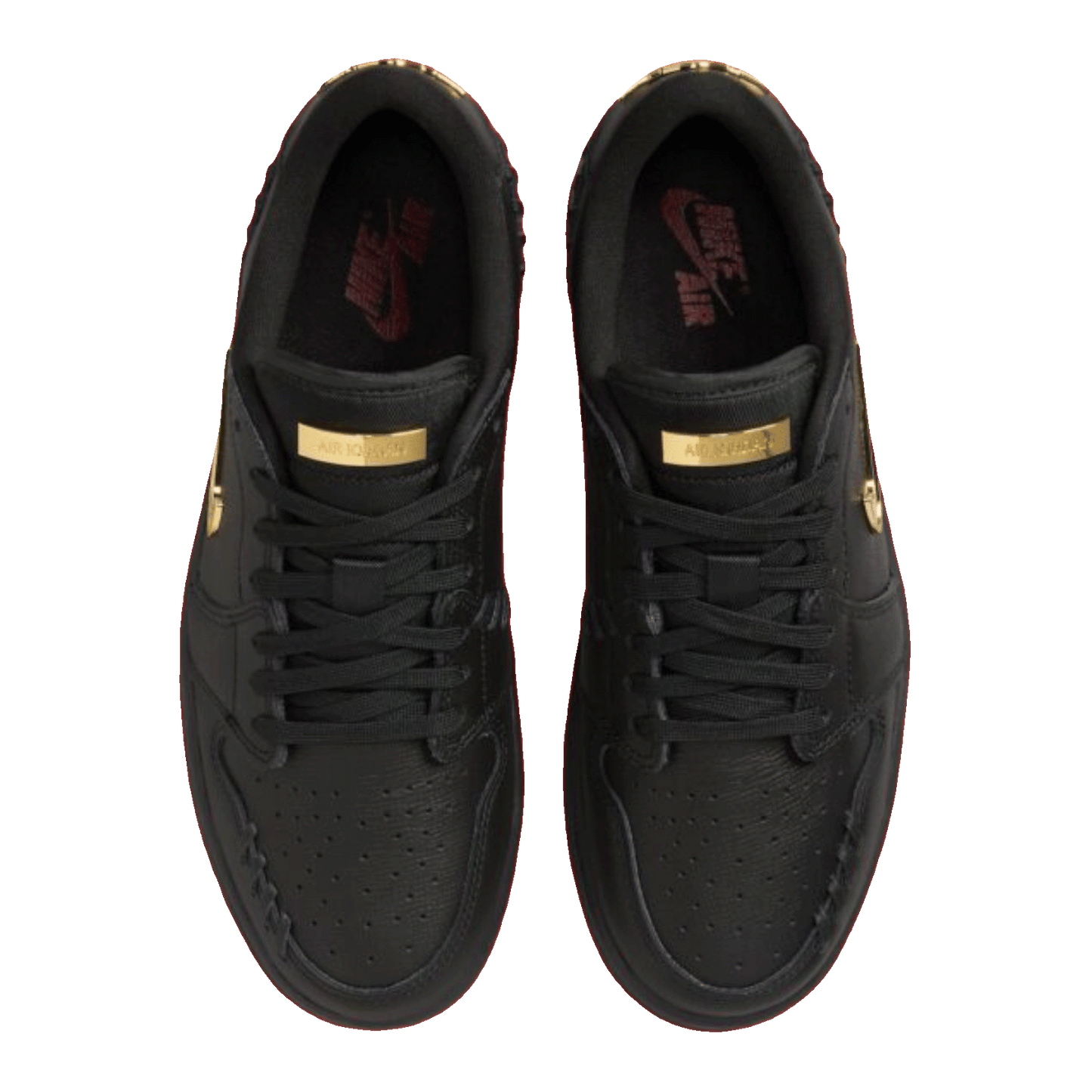Nike Air Jordan 1 Low Method of Make Black Metallic Gold (W) Oben
