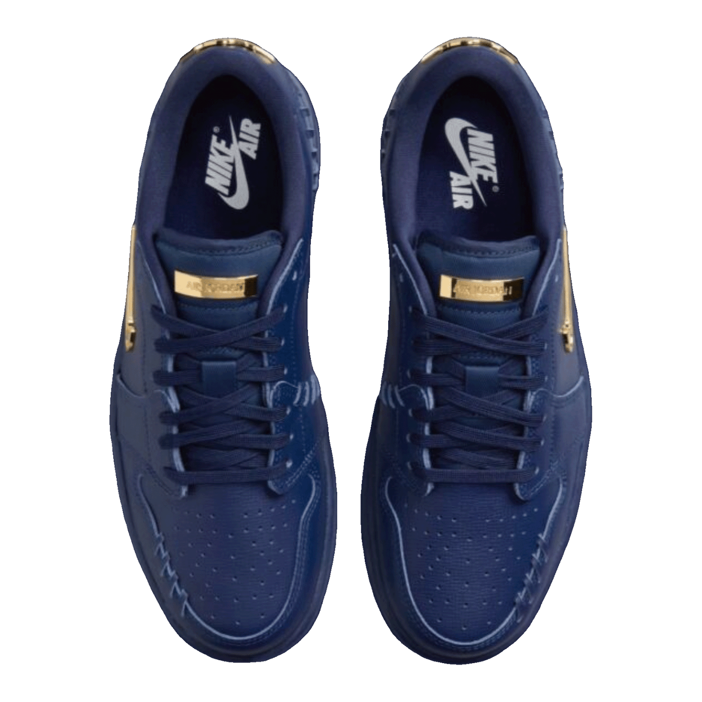 Nike Air Jordan 1 Low Method of Make Midnight Navy Metallic Gold (W) Oben