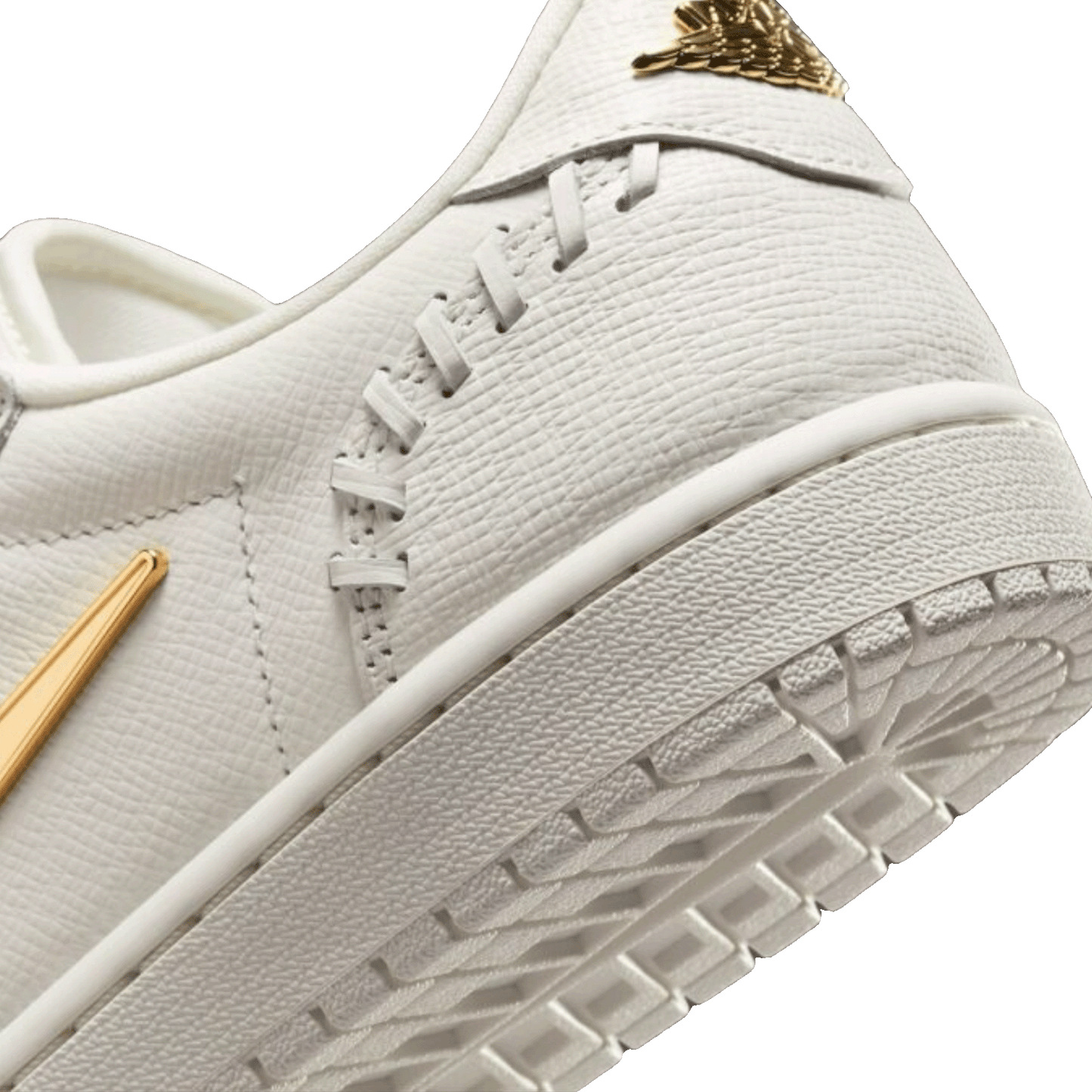 Nike Air Jordan 1 Low Method of Make Sail Metallic Gold (W) Detail