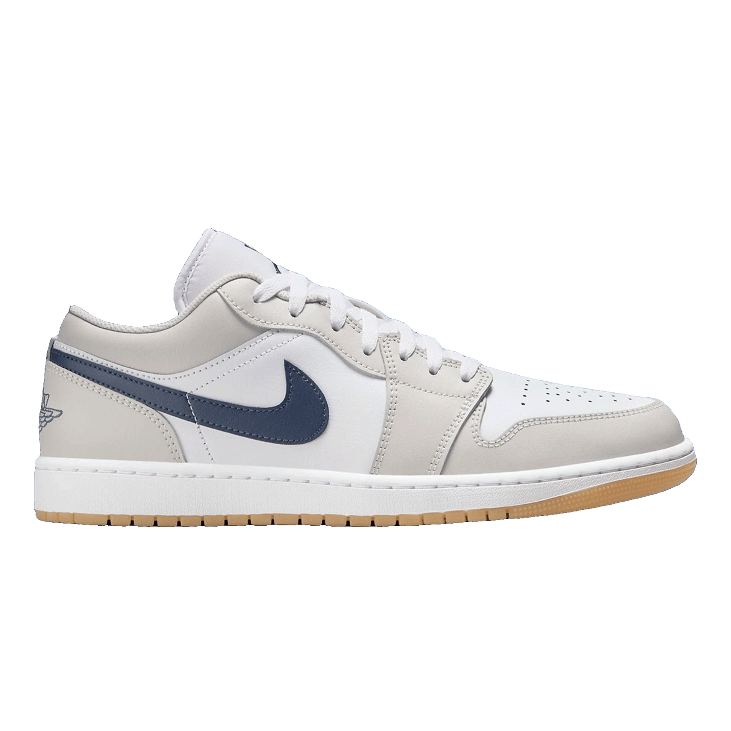Nike Air Jordan 1 Low Midnight Navy Neutral Grey