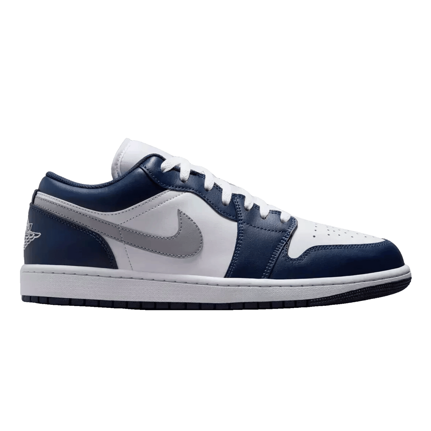 Nike Air Jordan 1 Low Midnight Navy Wolf Grey (GS)
