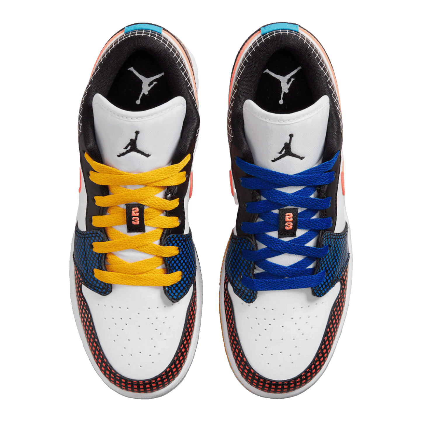 Nike Air Jordan 1 Low MMD Multi-Color Grid (GS) Oben