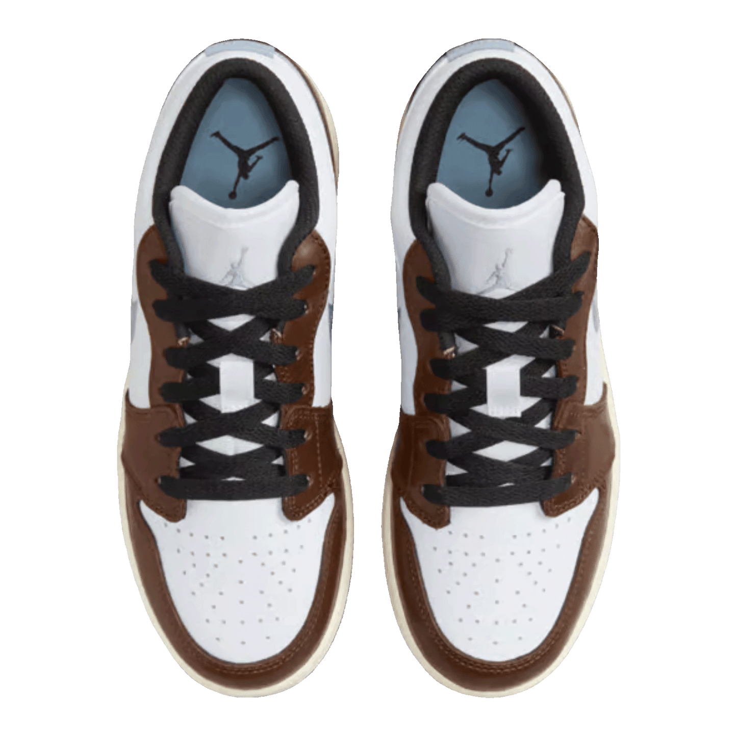 Nike Air Jordan 1 Low Mocha Blue Grey (GS) Oben
