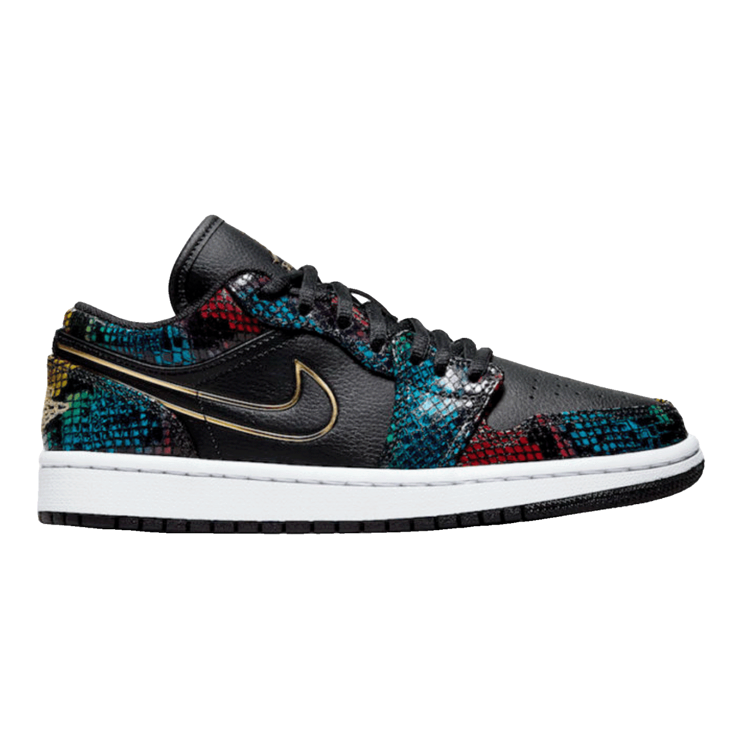 Nike Air Jordan 1 Low Multicolor Snakeskin (2020) (W)