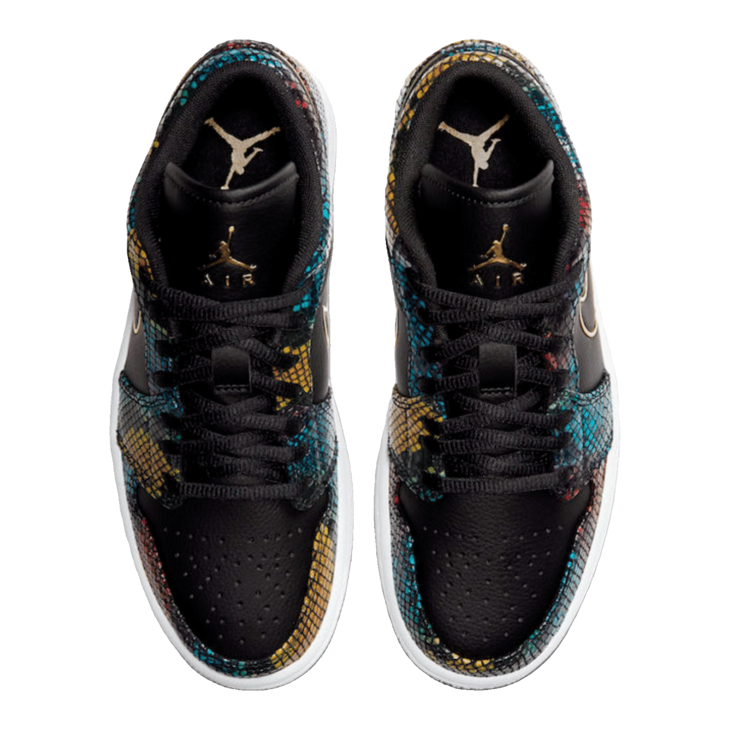 Nike Air Jordan 1 Low Multicolor Snakeskin (2020) (W) Oben