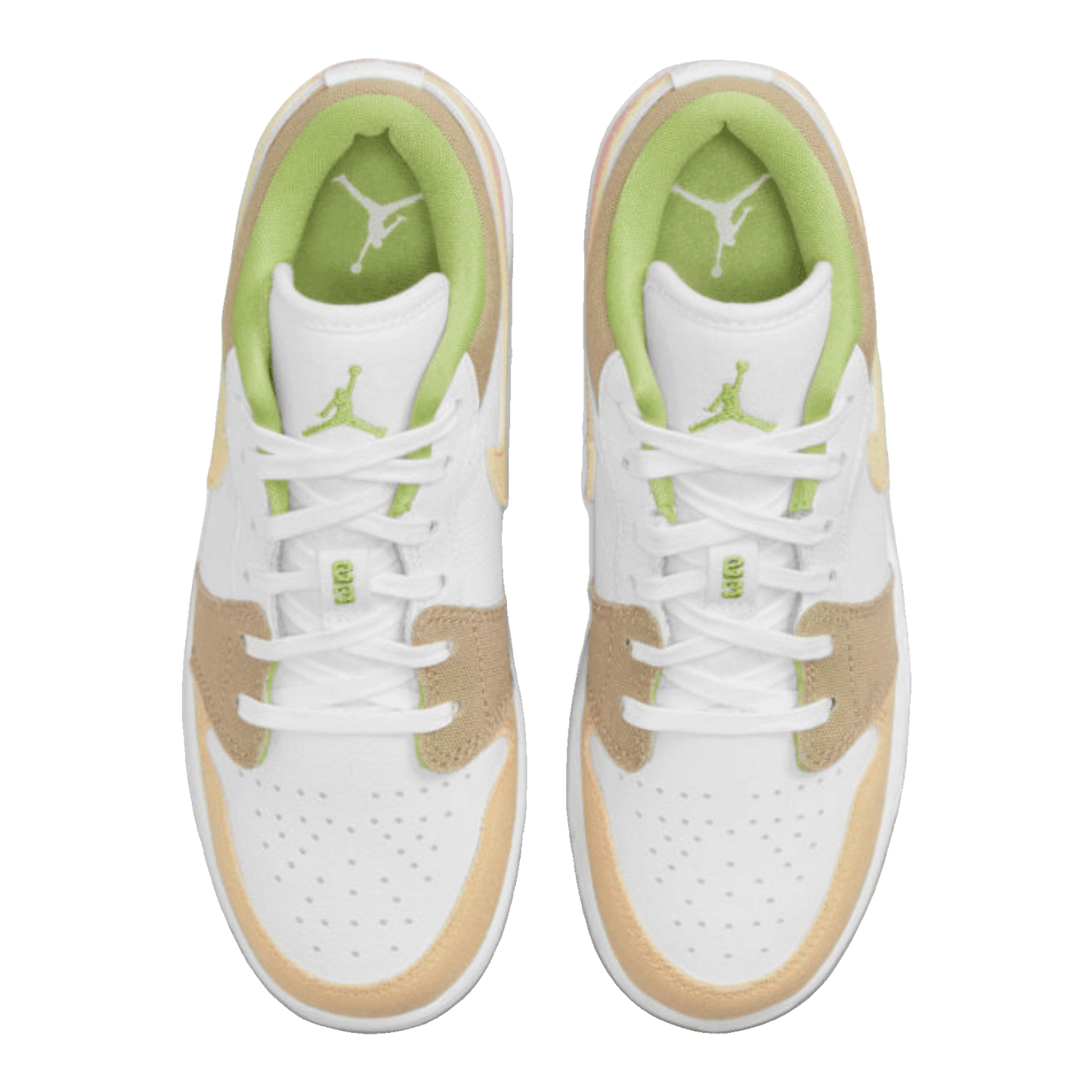 Nike Air Jordan 1 Low Pastel Grind Vivid Green (GS) Oben