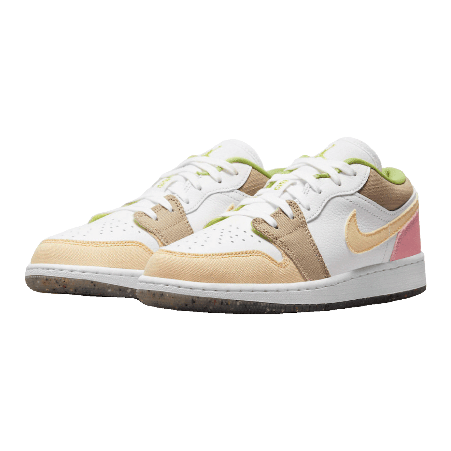 Nike Air Jordan 1 Low Pastel Grind Vivid Green (GS) Side