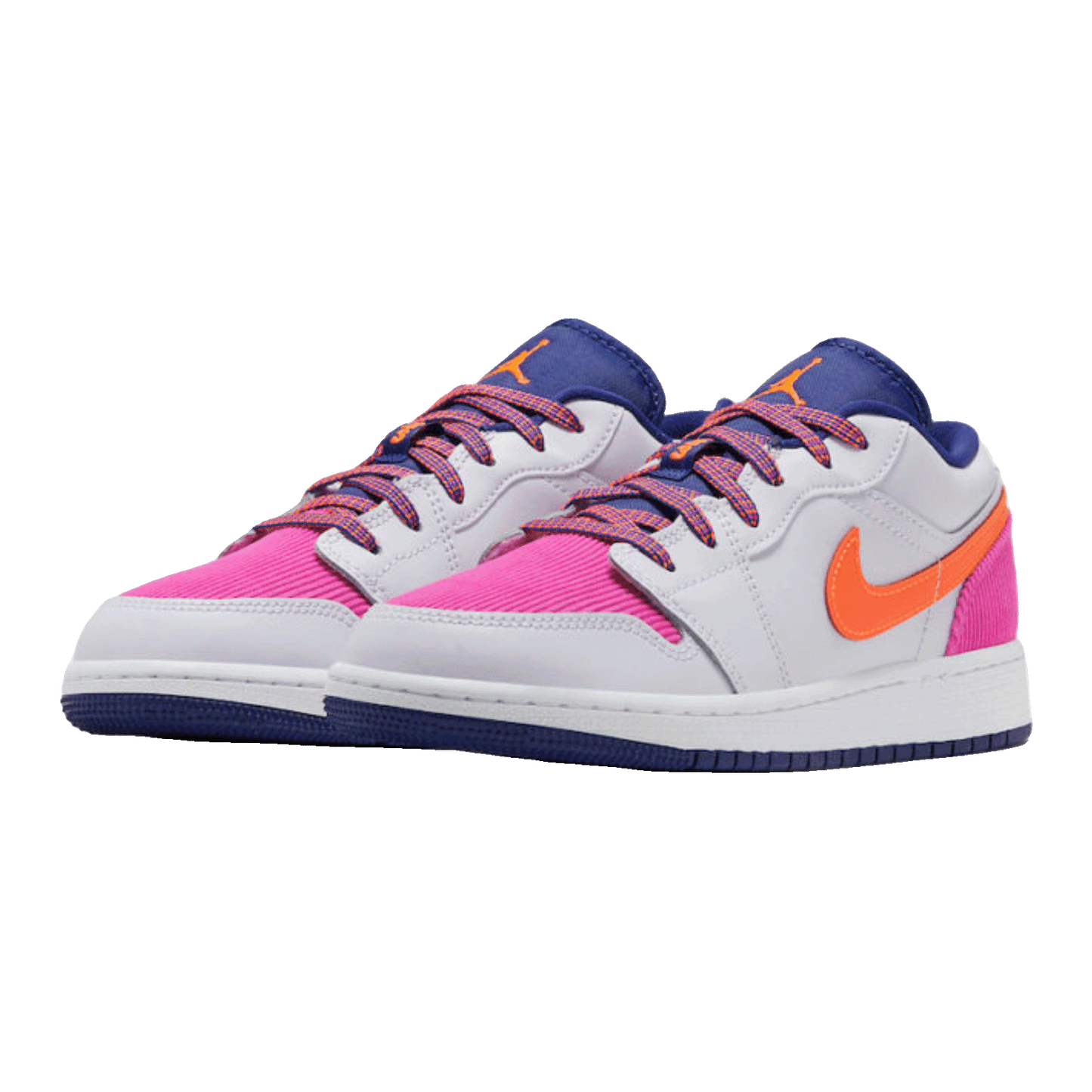 Nike Air Jordan 1 Low Pink Corduroy (GS) Side
