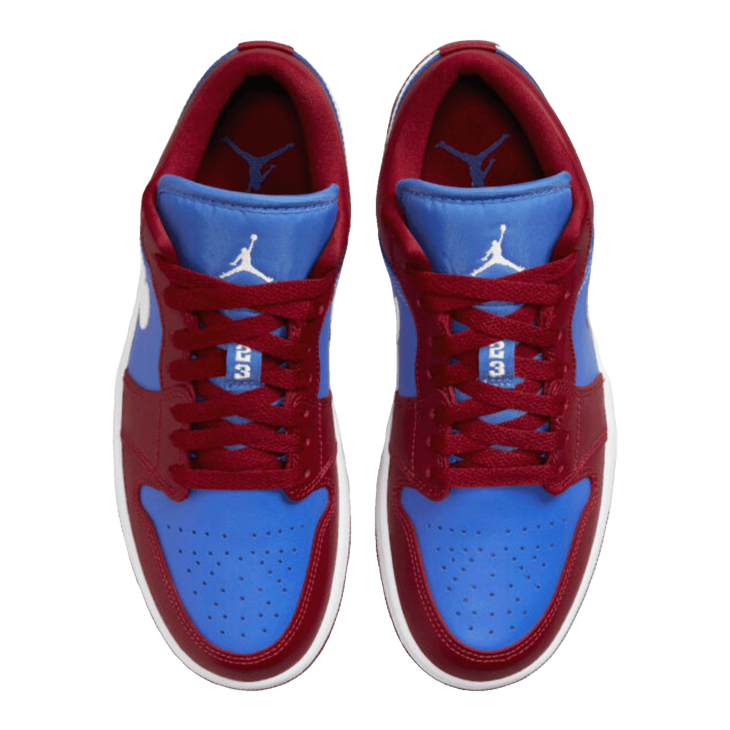Nike Air Jordan 1 Low Pomegranate Medium Blue (W) Oben