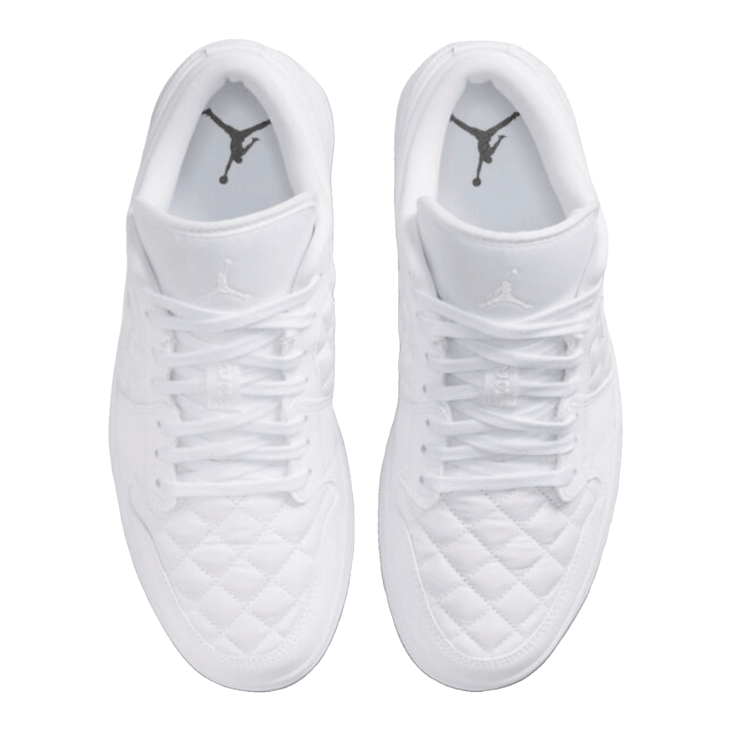 Nike Air Jordan 1 Low Quilted White (W) Oben