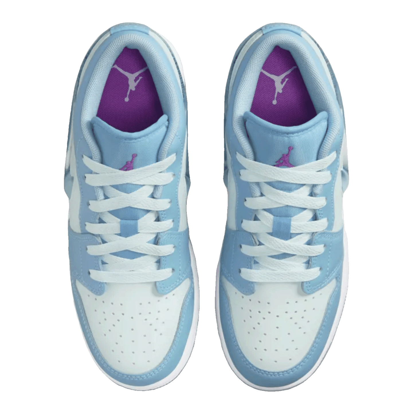 Nike Air Jordan 1 Low SE Aquarius Blue (GS) Oben