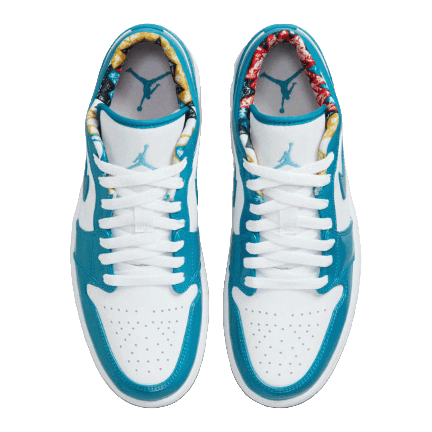 Nike Air Jordan 1 Low SE Barcelona Cyber Teal Oben