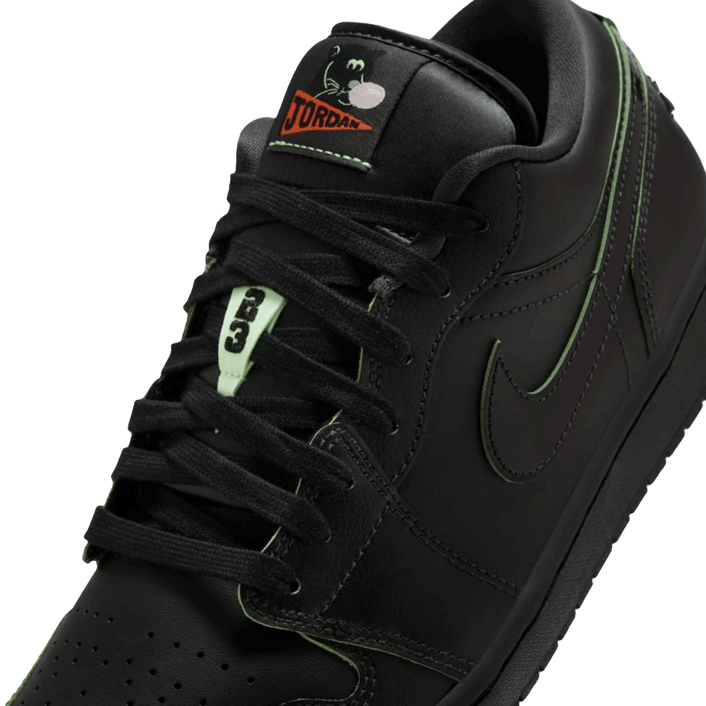 Nike Air Jordan 1 Low SE Black Cat Mascot Tongue