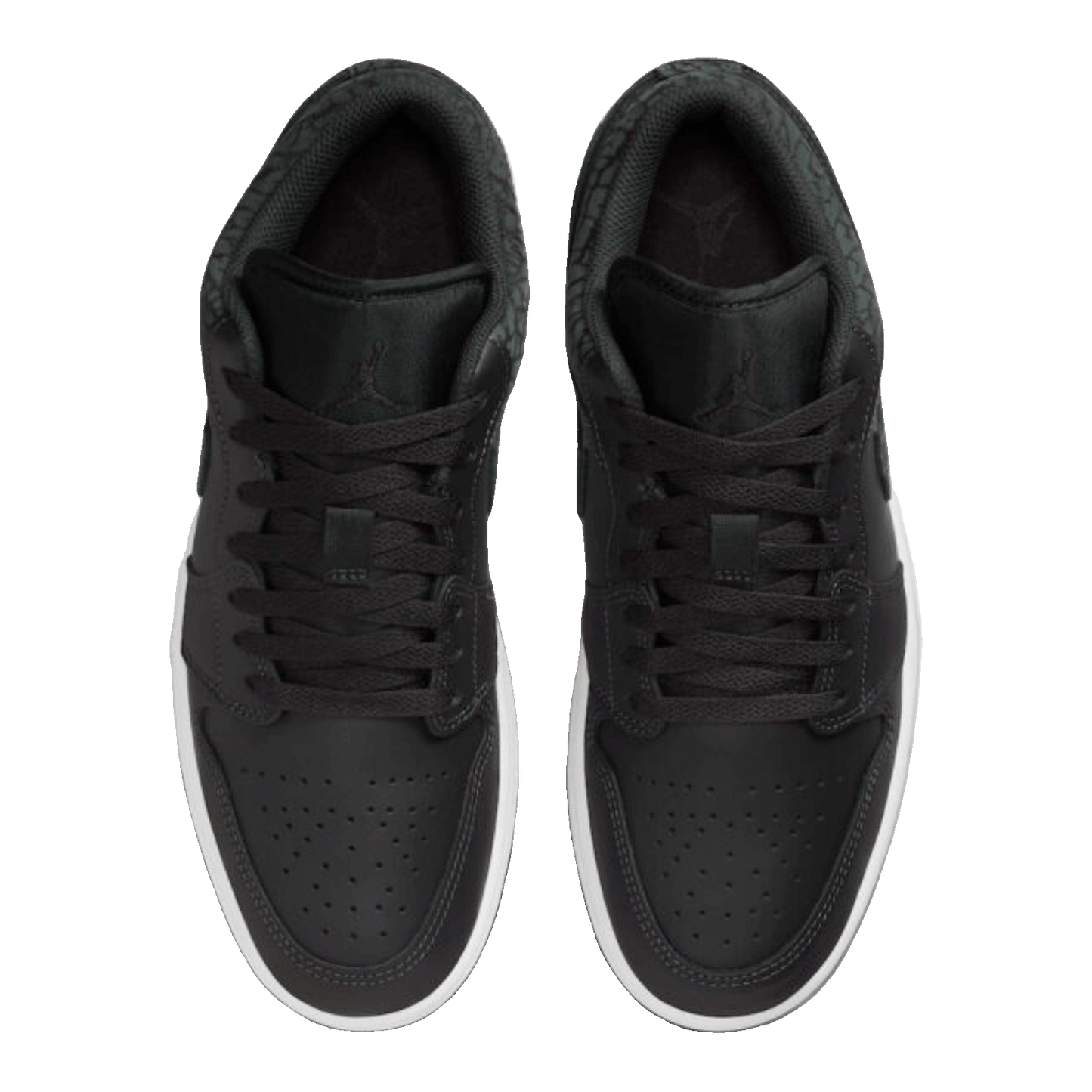 Nike Air Jordan 1 Low SE Black Elephant (GS) Oben