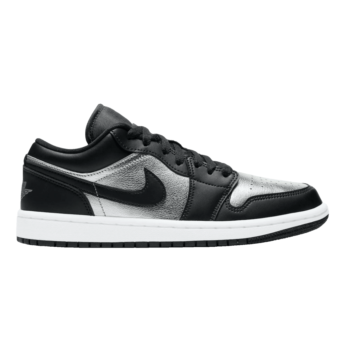Nike Air Jordan 1 Low SE Black Metallic Silver (W)