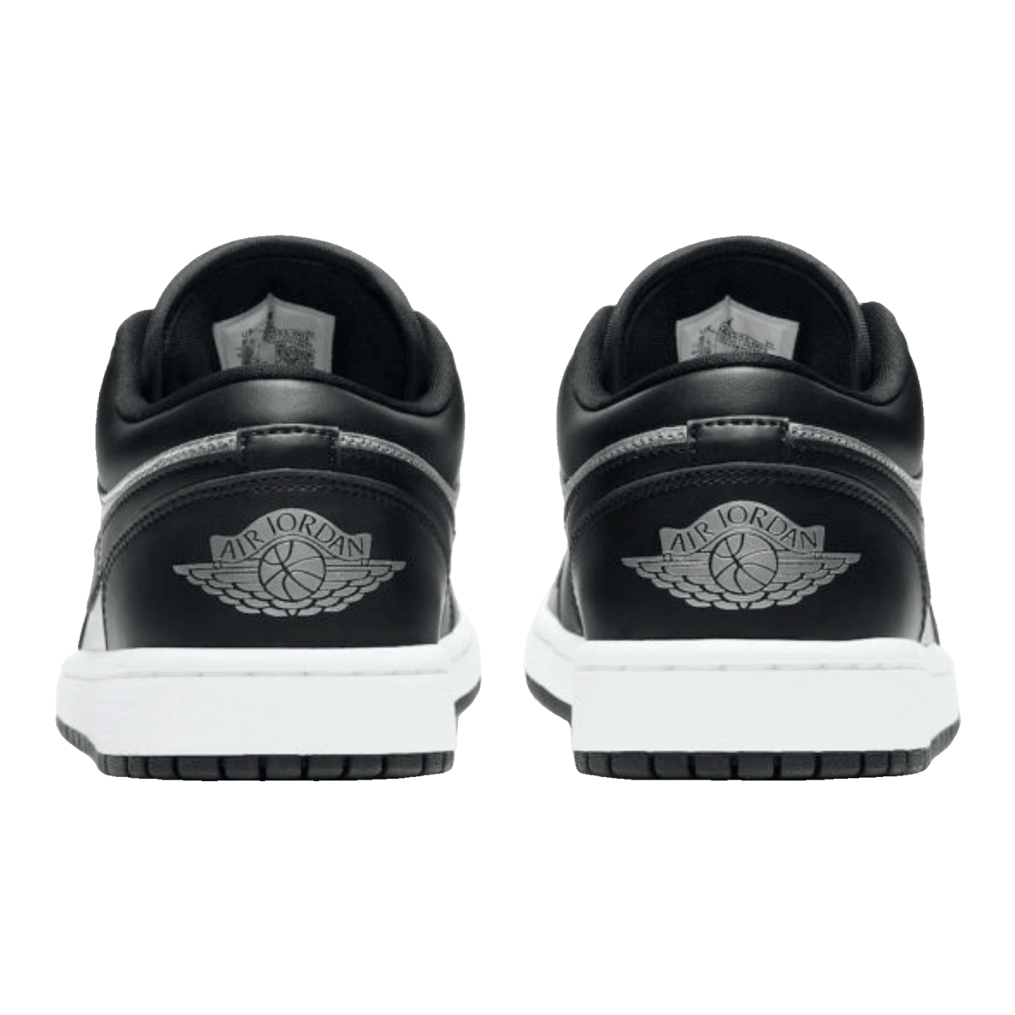 Nike Air Jordan 1 Low SE Black Metallic Silver (W) Back