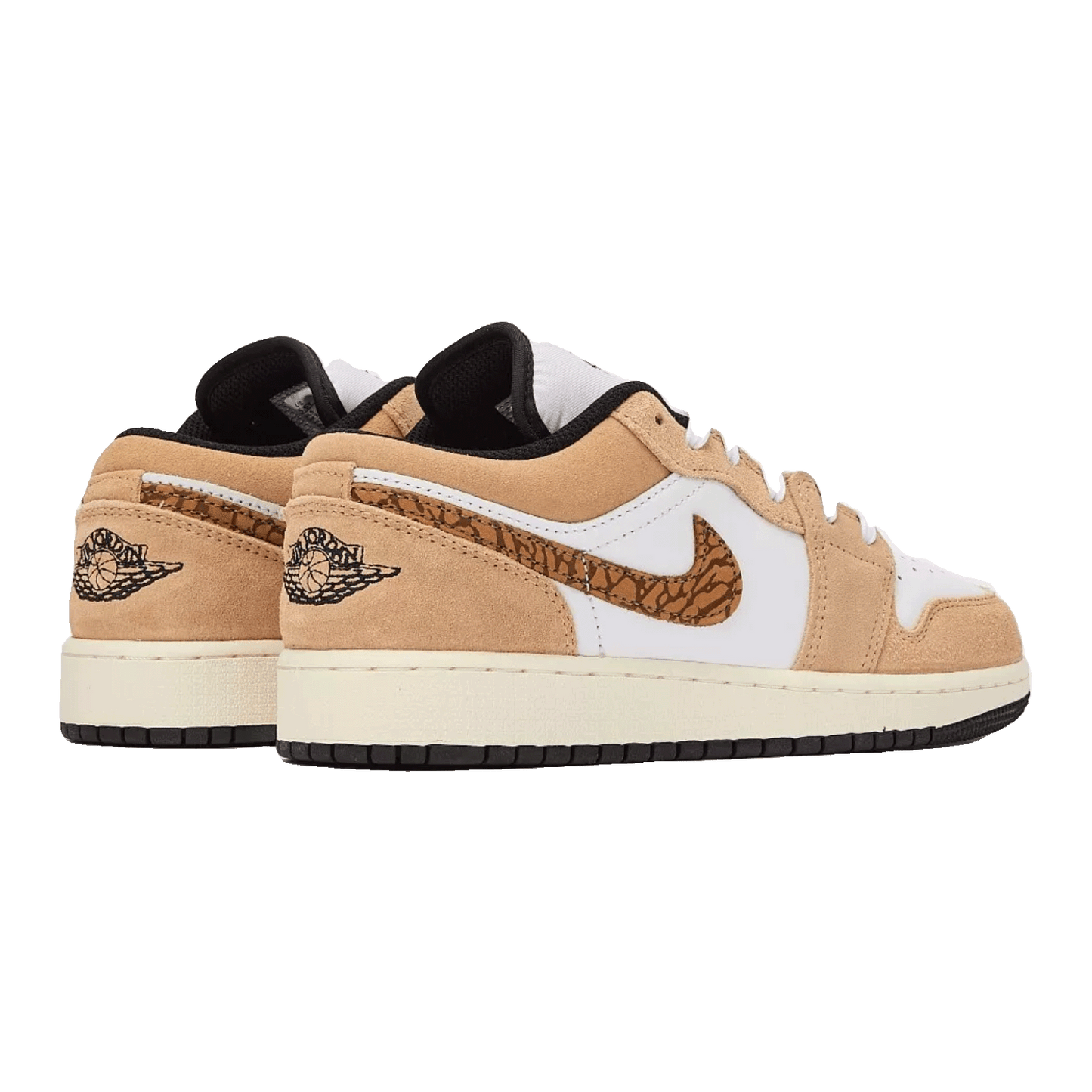 Nike Air Jordan 1 Low SE Brown Elephant (GS) Back