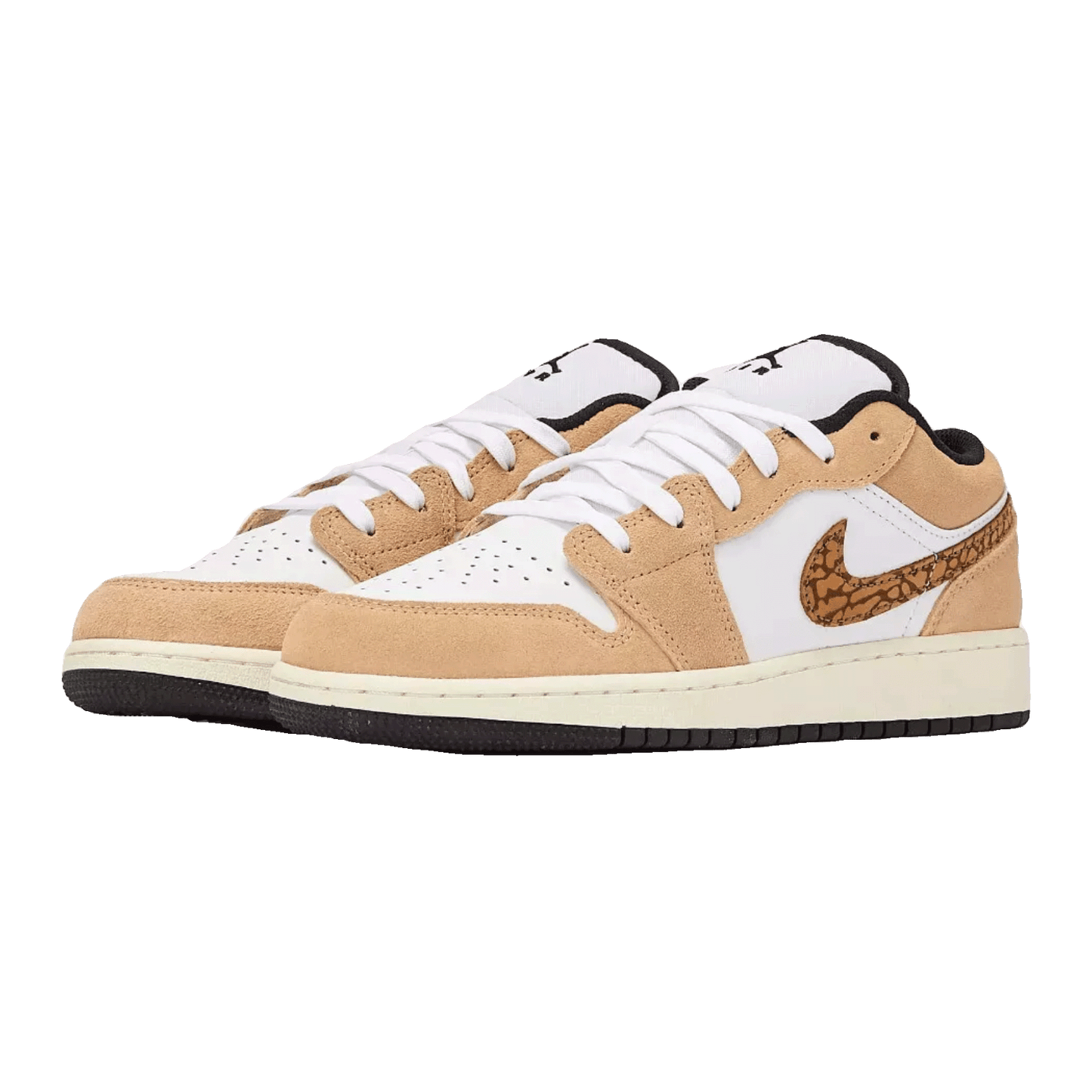 Nike Air Jordan 1 Low SE Brown Elephant (GS) Side