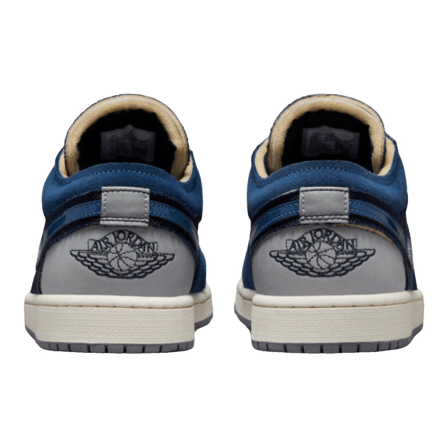 Nike Air Jordan 1 Low SE Craft Obsidian French Blue Ashen Slate White Back