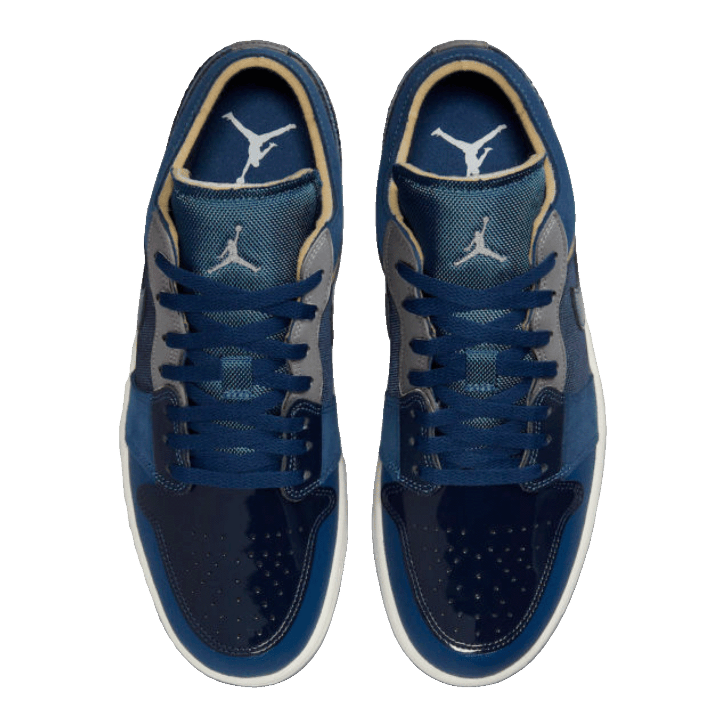 Nike Air Jordan 1 Low SE Craft Obsidian French Blue Ashen Slate White Oben