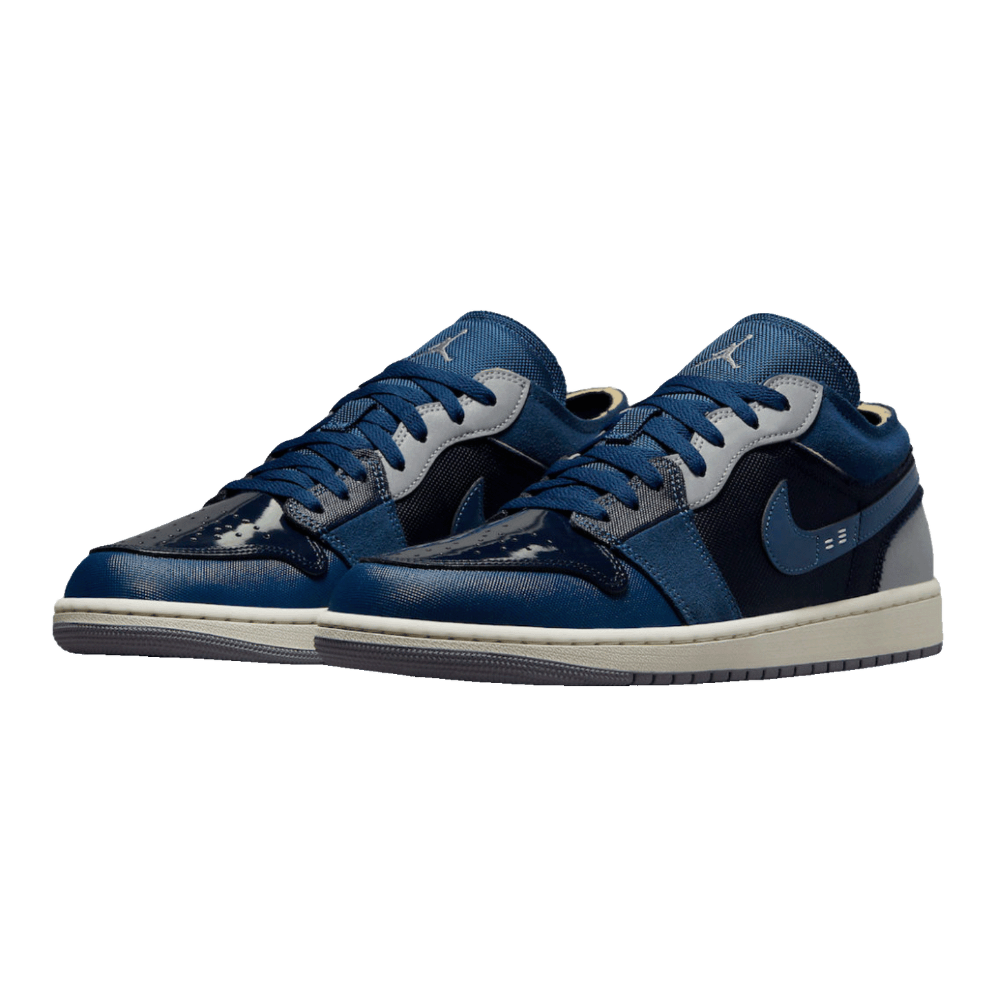 Nike Air Jordan 1 Low SE Craft Obsidian French Blue Ashen Slate White Side
