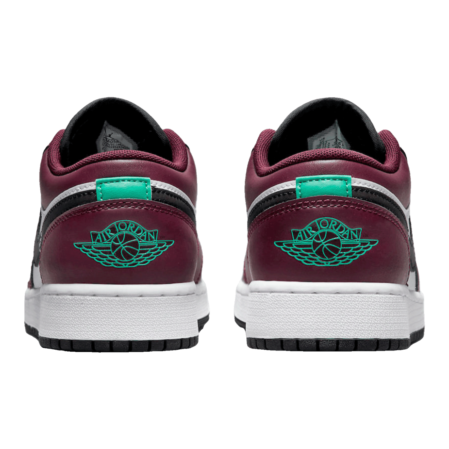 Nike Air Jordan 1 Low SE Dark Beetroot Roma Green (GS) Back