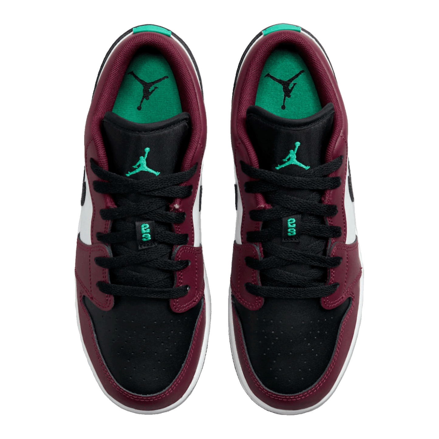 Nike Air Jordan 1 Low SE Dark Beetroot Roma Green (GS) Oben